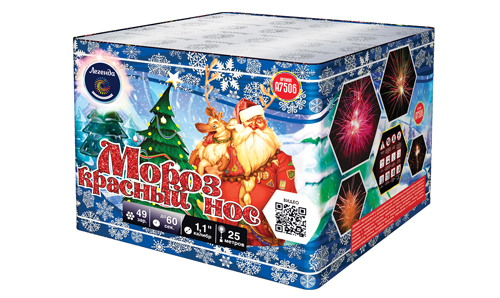  Батарея салютов Мороз Красный Нос  в Пскове